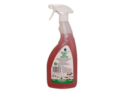 Spray and Wipe Sanitiser 750ml x 6 - Quest hygiene